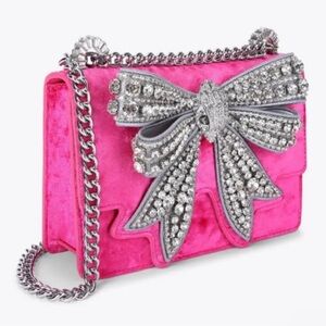 🩷 Kurt Geiger Shoreditch Bow Handbag Hot Pink